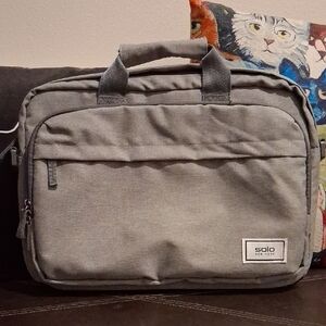 Solo Gray Laptop Bag - NEW
